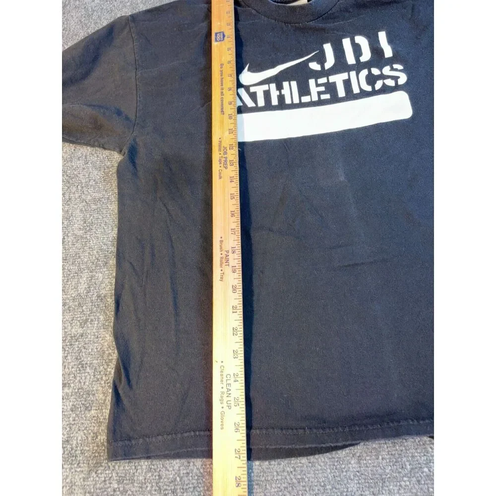 Nike Shirt Mens XL Black JDI Athletics Short Casual Sleeve Crew Neck Swoosh Logo